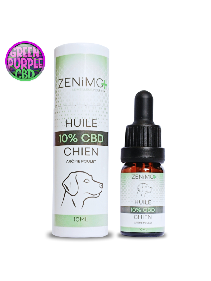 Huile CBD pour chien Premium Zenimo +