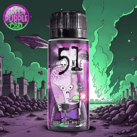 sirop cbd zone 51 myrtille