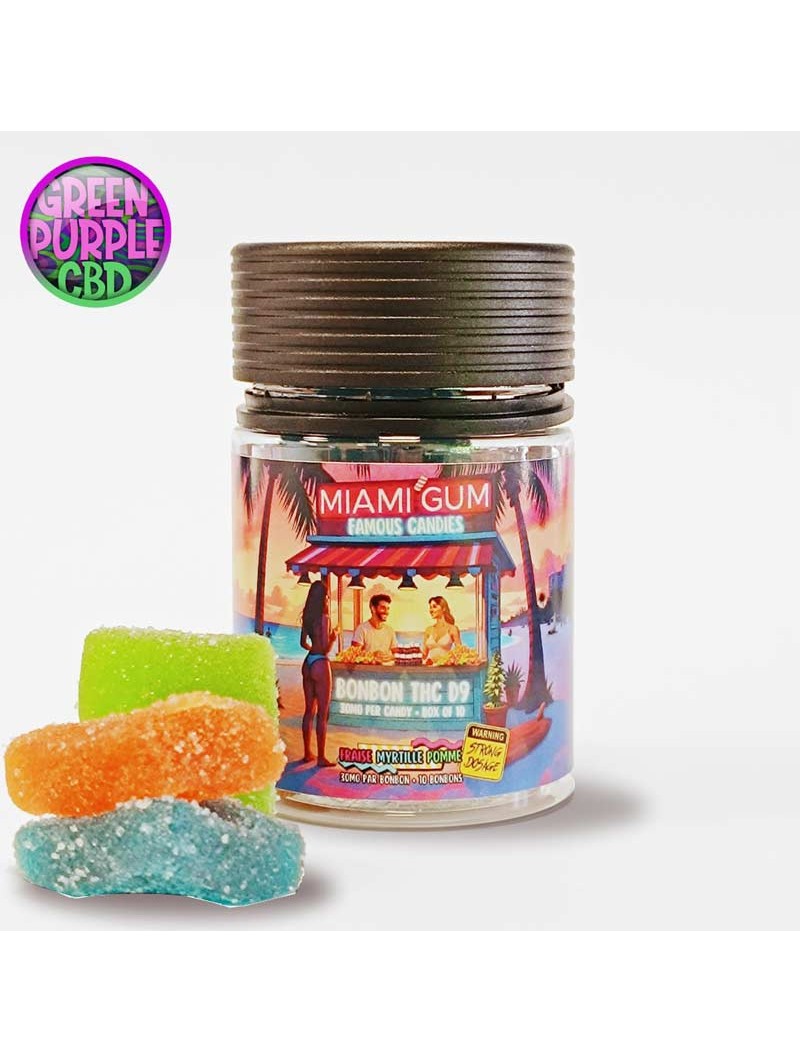 MIAMI'GUM STRONG GUMMIES 30MG