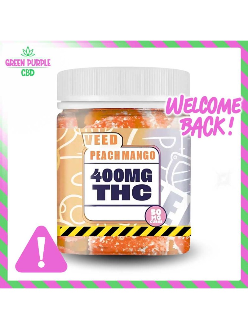 GUMMIES PÊCHE & MANGUE PUISSANTS 50MG VEED