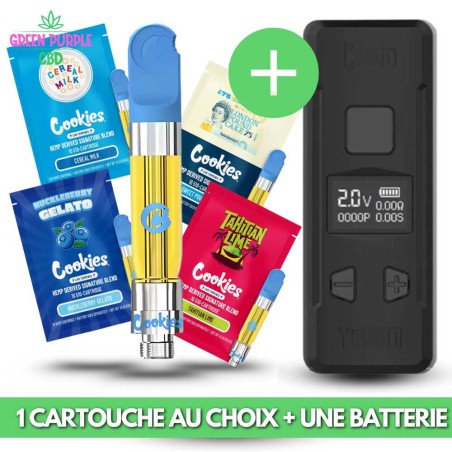 PACK CARTOUCHE COOKIE + BATTERIE BOOST WHITE RABBIT