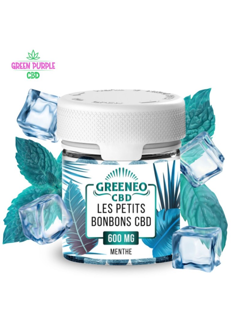 BONBONS CBD MENTHE 600MG GREENEO