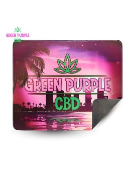 TAPIS DE SOURIS GREEN PURPLE CBD 30 x 25CM