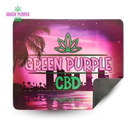 TAPIS DE SOURIS GREEN PURPLE CBD 30 x 25CM TAPIS DE SOURIS GREEN PURPLE CBD 30 x 25CM