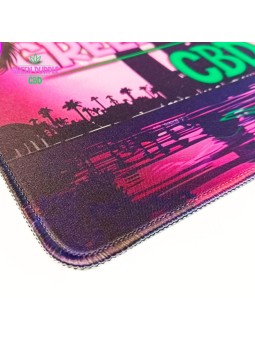 TAPIS DE SOURIS GREEN PURPLE CBD 30 x 25CM