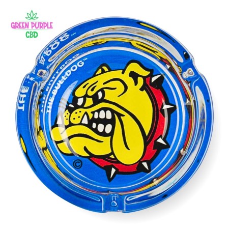 CENDRIER EN VERRE BULLDOG 10CM DIAMETRE CENDRIER EN VERRE BULLDOG 10CM DIAMETRE