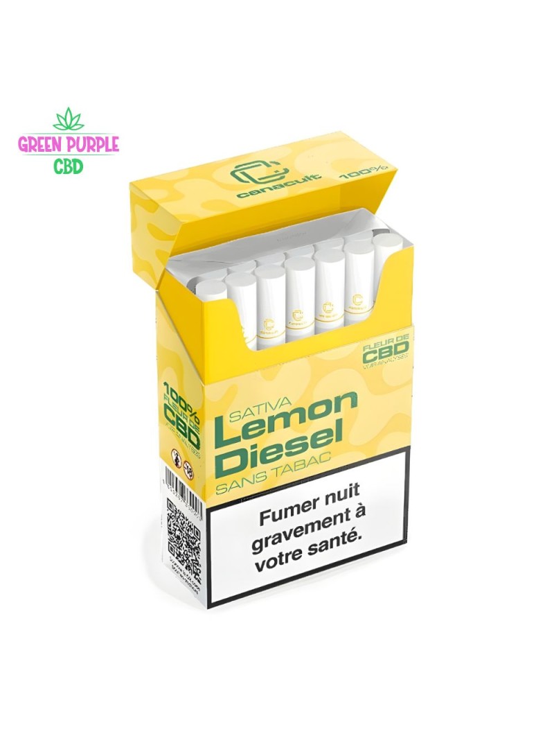 CIGARETTES 100% CHANVRE CBD LEMON DIESEL PRE-ROLL X20 CIGARETTES 100% CHANVRE CBD LEMON DIESEL PRE-ROLL X20