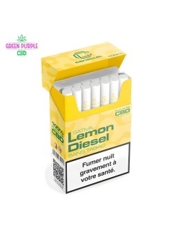 CIGARETTES 100% CHANVRE CBD LEMON DIESEL PRE-ROLL X20