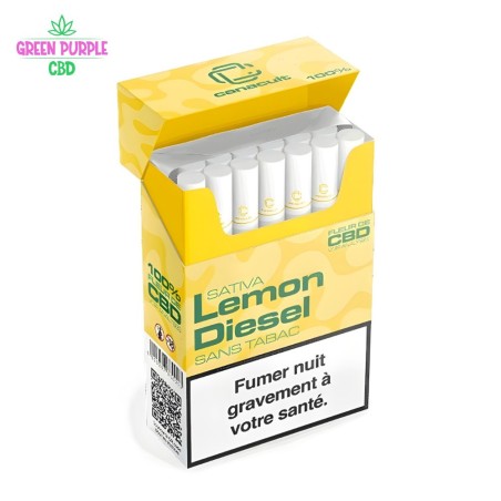 CIGARETTES 100% CHANVRE CBD LEMON DIESEL PRE-ROLL X20 CIGARETTES 100% CHANVRE CBD LEMON DIESEL PRE-ROLL X20