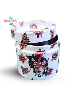 Boite + plateau métal PANTHERESS TATTOO CALAVERA