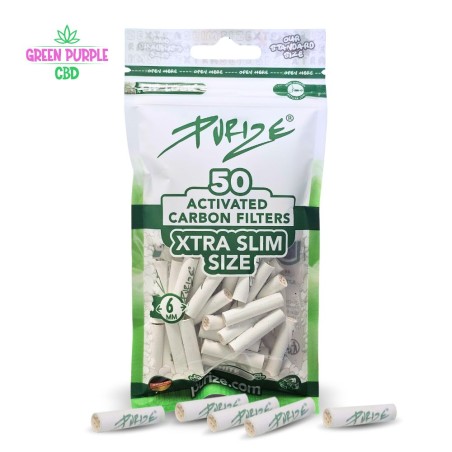 Filtres Charbon Actif Slim 6mm X50 Purize