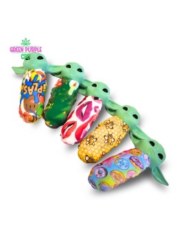 Pipe silicone/verre Baby Yoda Kawaï