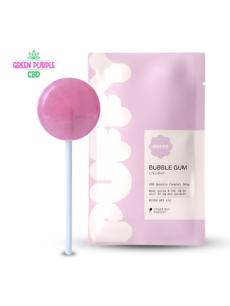 Sucette PUFFY Bubble-Gum 22MG LOLLIPOP