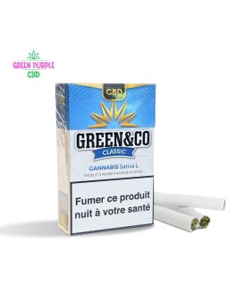 PRE-ROLL GREEN & CO CLASSIC SATIVA L X20 CIGARETTES CBD