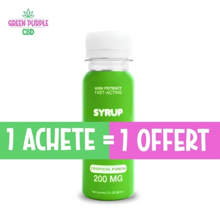 PROMOTION SIROP TROPIC PUNCH CBD SYRUP SWEET LIFE