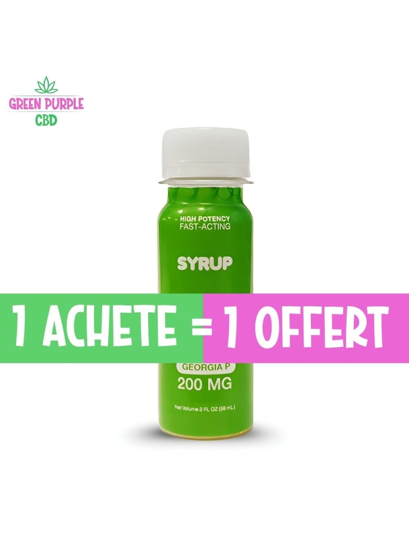 PROMOTION SIROP GEORGIA P. CBD SYRUP SWEET LIFE