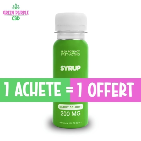 PROMOTION SIROP BERRY DELIGHT CBD SYRUP SWEET LIFE